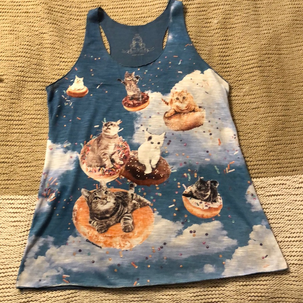 Cats Surfing on Donuts